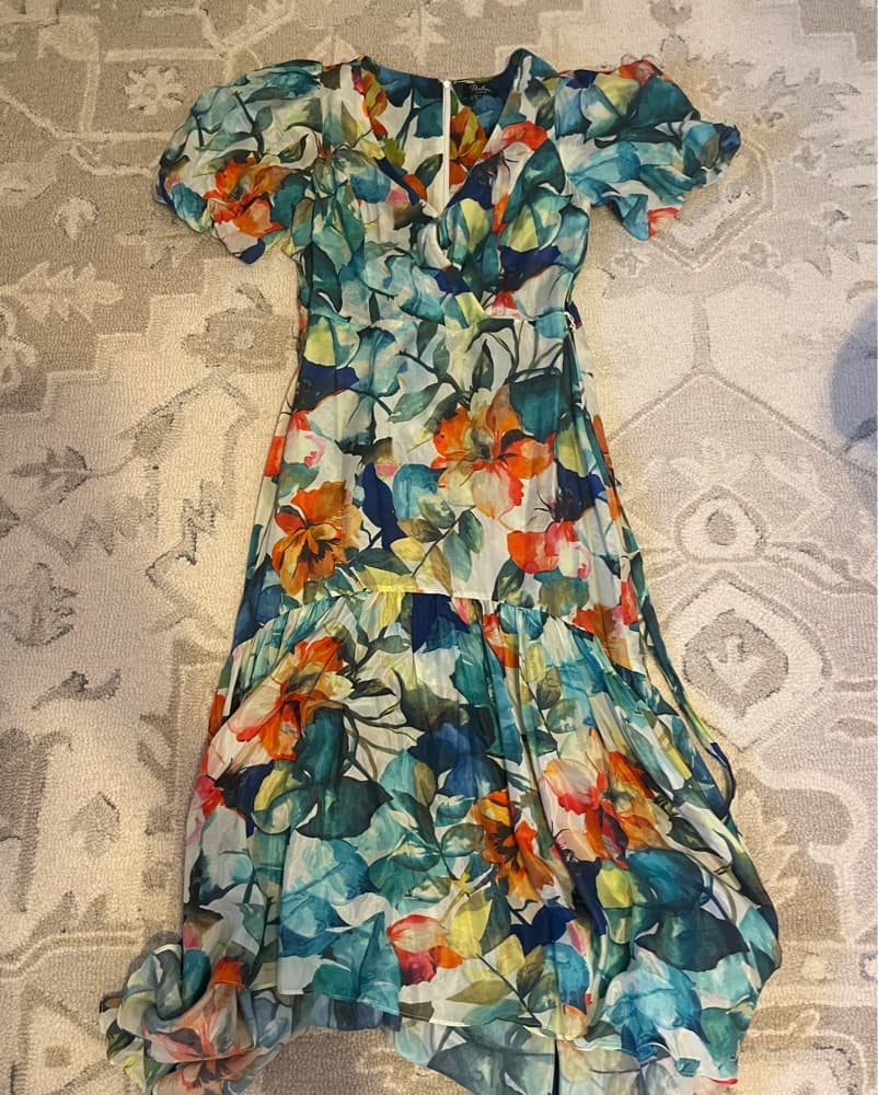 Parker Floral Midi Dress - Image 4