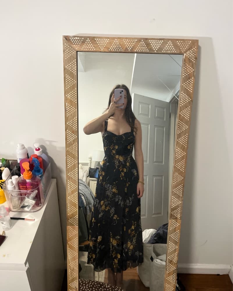 Reformation Lela Navy Dress  - Image 1