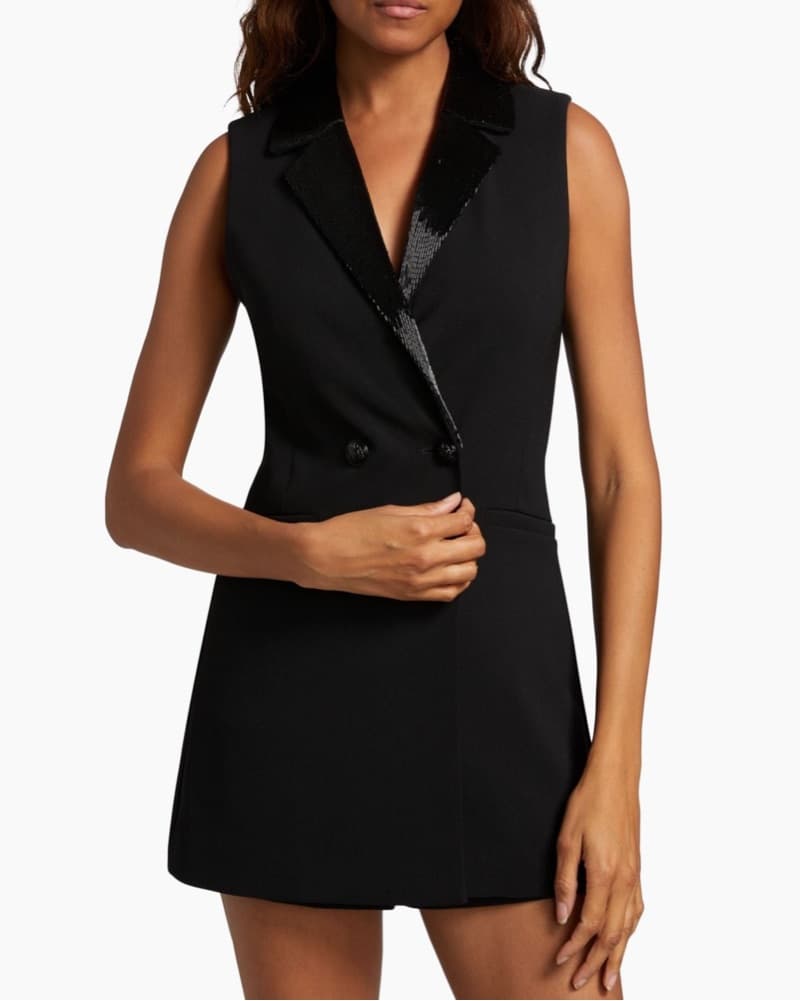 Alice & Olivia Tuxedo Mini Dress - Image 1
