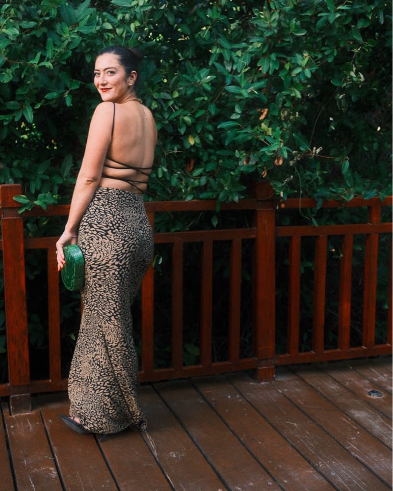 Genesse Leopard Print Maxi Dress - Image 1