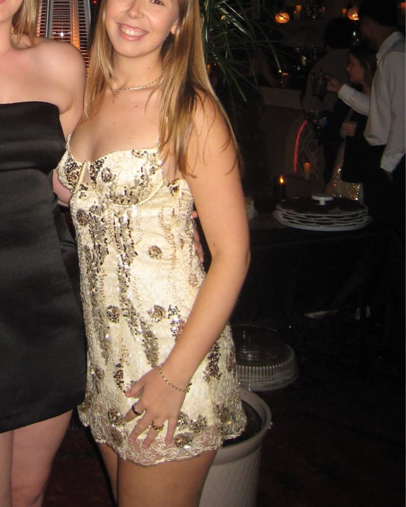 Gold Sequin Mini Dress - FL&L - Image 3