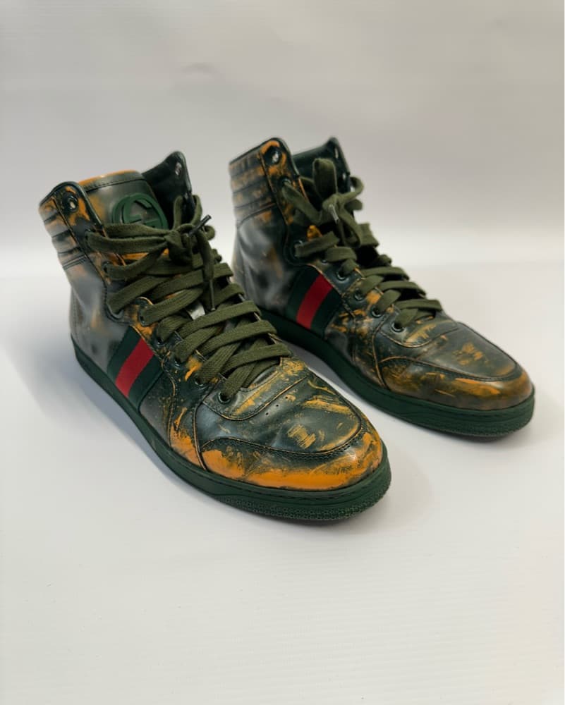 Gucci Coda Signature High 'Burnish Green - Image 1