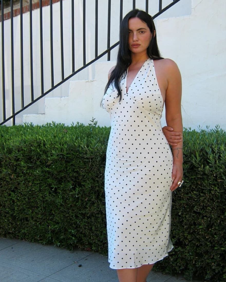 Realization Par Polka Dot Halter dress - Image 3