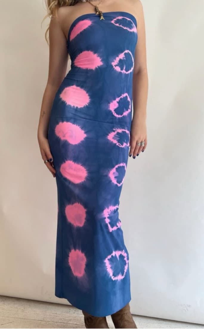Dana Foley Tie-Dye Maxi Dress - Image 2