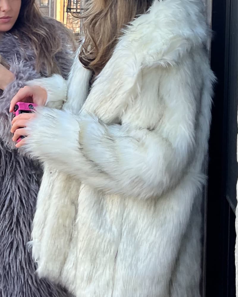 Faux Fur Coat - Image 2
