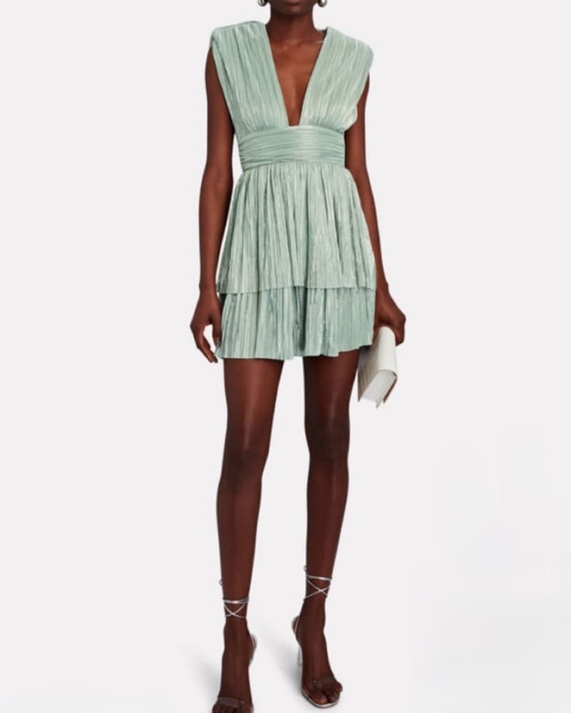 Sabina Musayev Aviana Tiered Mini Dress - Image 1