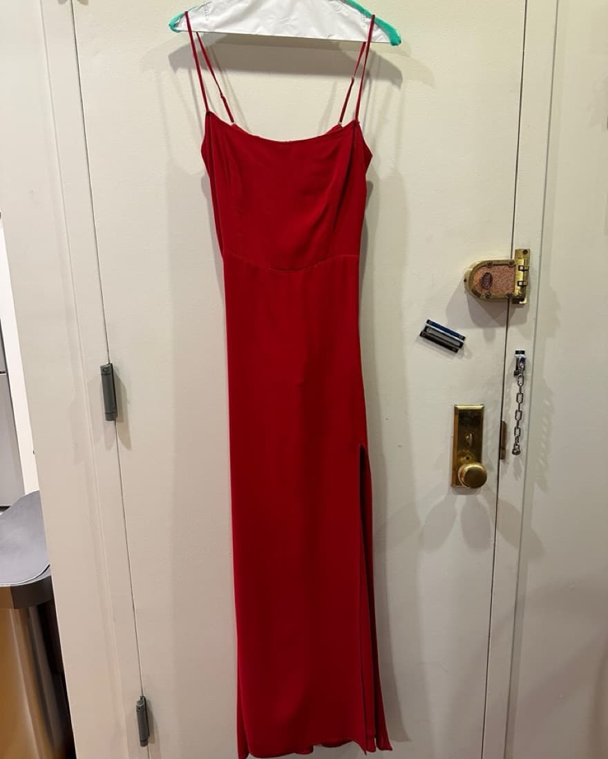 Reformation Red Maxi Dress - Image 3