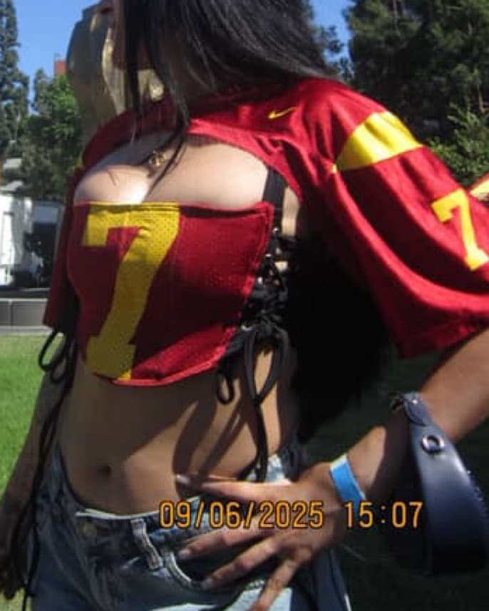 USC Red and Yellow Sports Jersey - Image 1