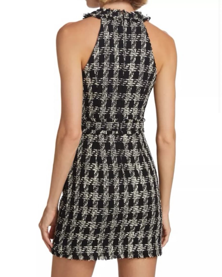 L’Agence Tweed Button-Front Dress Size 0 - Image 2