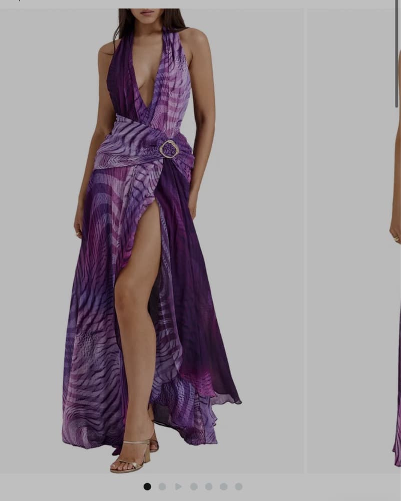 House Of CB - Olessia Plunge Halter - Image 5