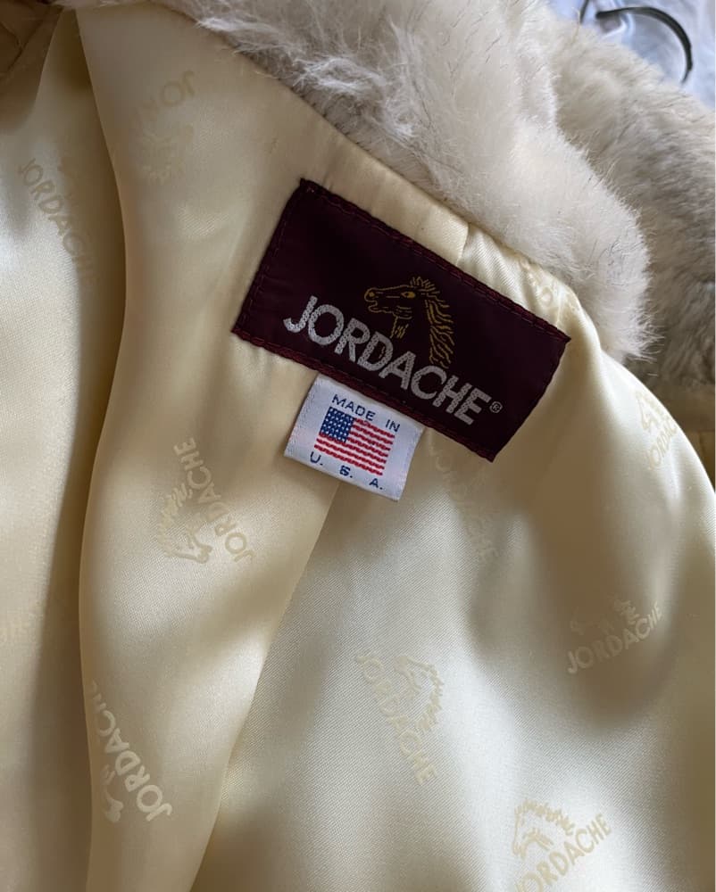 Mob Wive Vintage Jordache Faux Fur Coat - Image 6