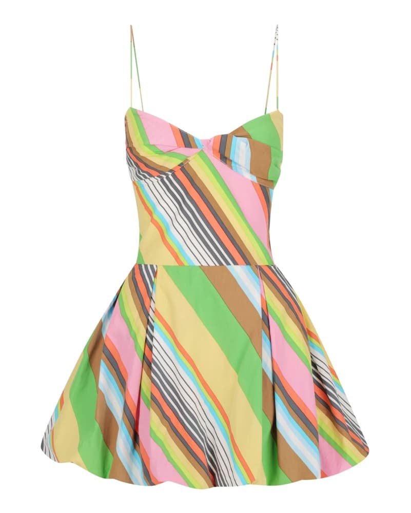 S/W/F Fitted Balloon Mini Dress - Image 1
