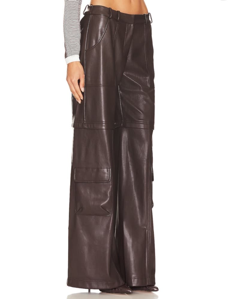 Amanda Uprichard Lucas Pants Cocoa - Image 2