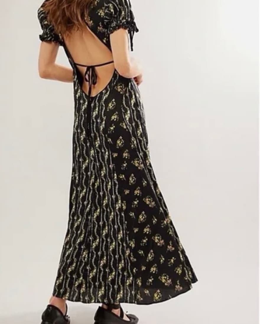 Free People long floral dress - Image 2