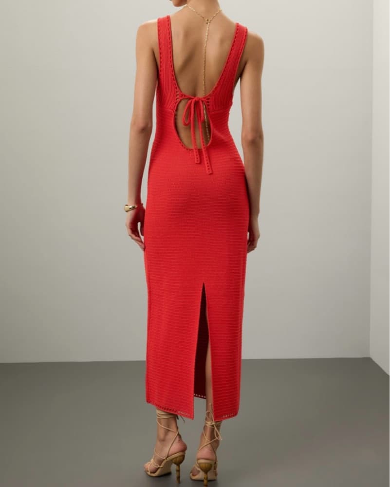 Ronny Kobo x RTR Crochet Dress - Image 5