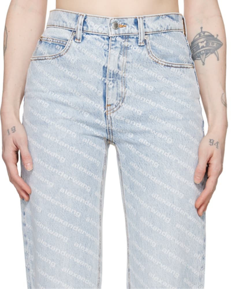 alexander wang logo jeans  - Image 3