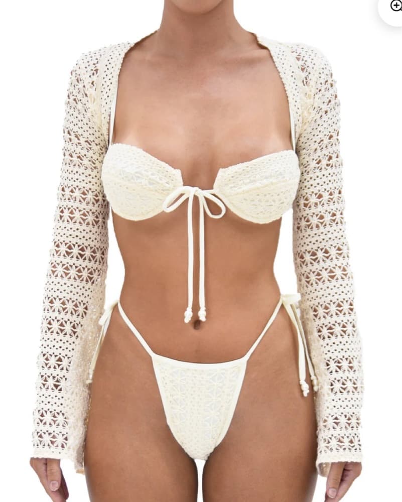 Heart Of Sun Chica Bell-Sleeved Bolero  - Image 6