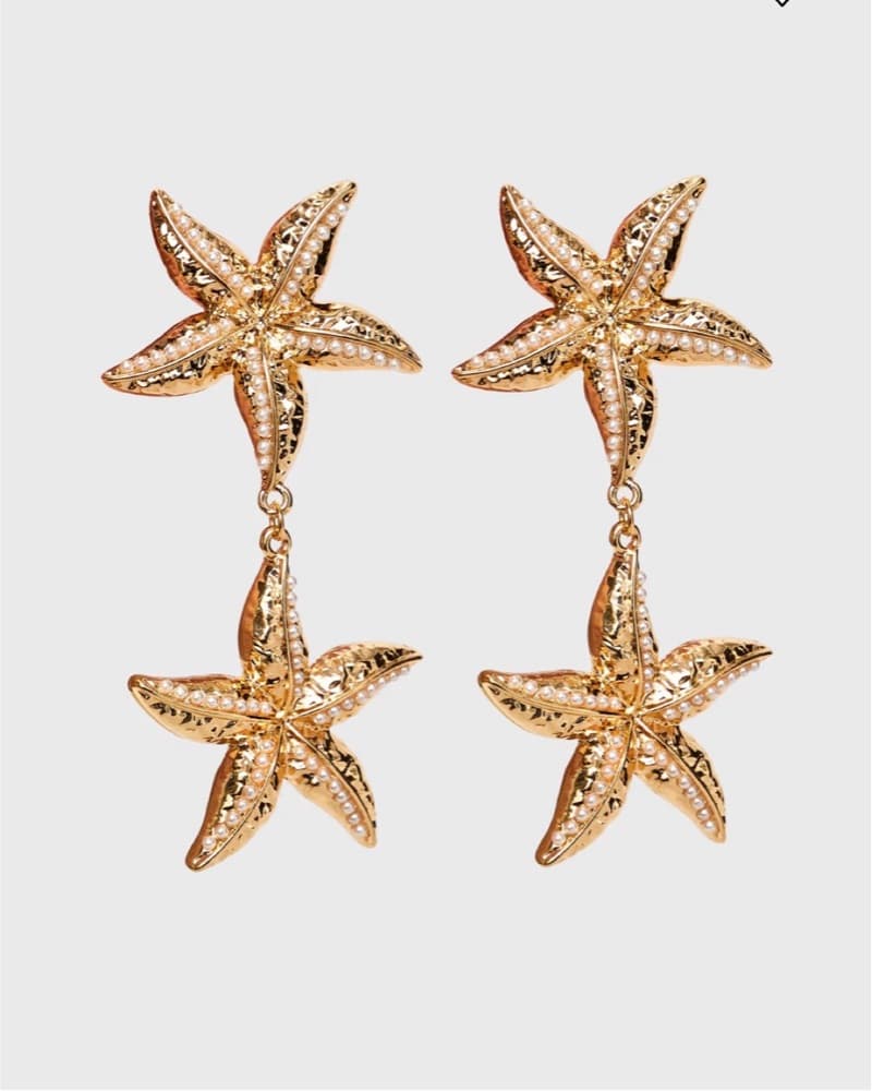 princess polly starfish earrings  - Image 2