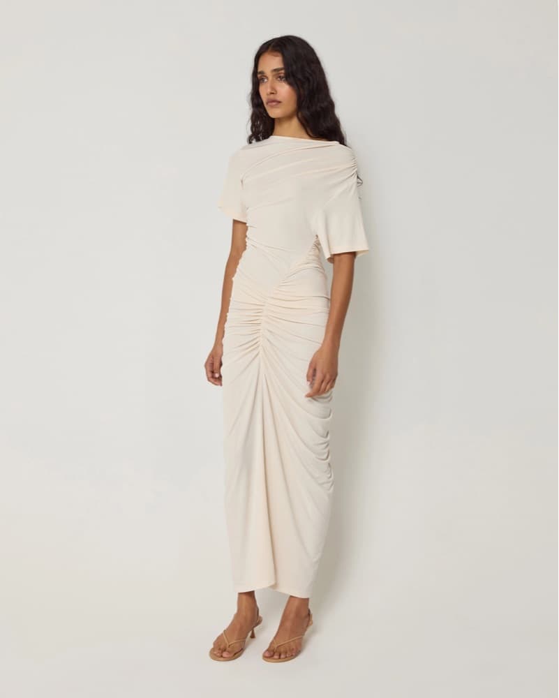 KHY X ATLEIN Ruched Dress - Image 1
