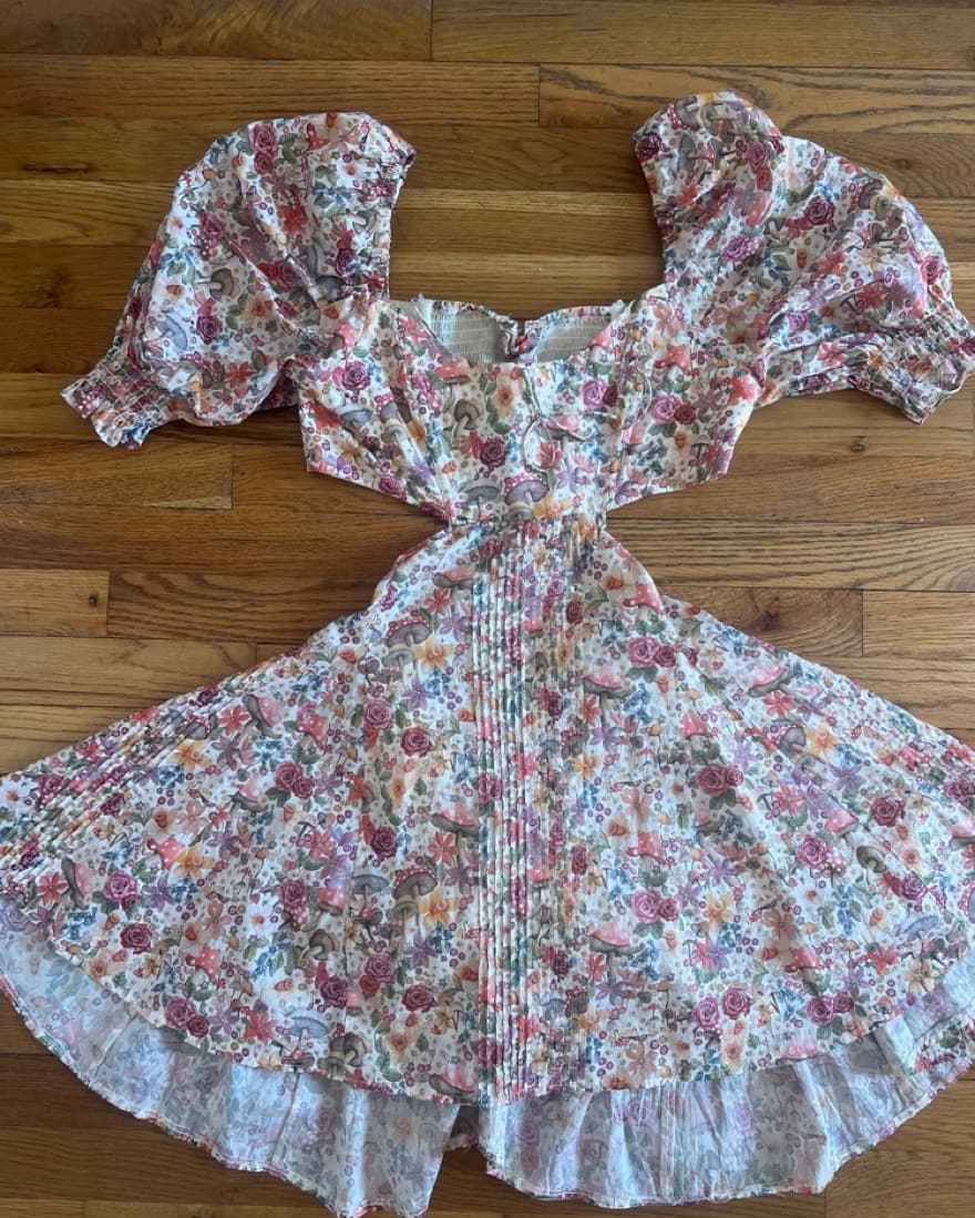 For Love And Lemons Floral Dress - Image 3