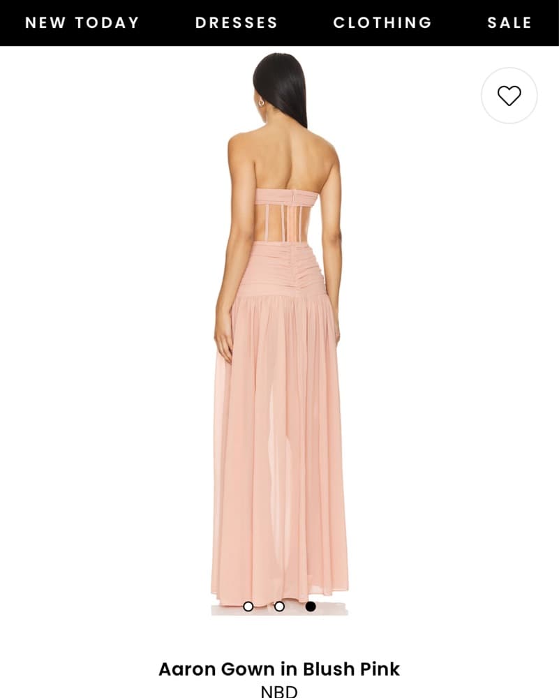 Blush Pink gown - Image 2