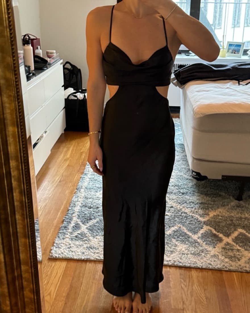 Black Maxi ASTR Label Dress - Image 2