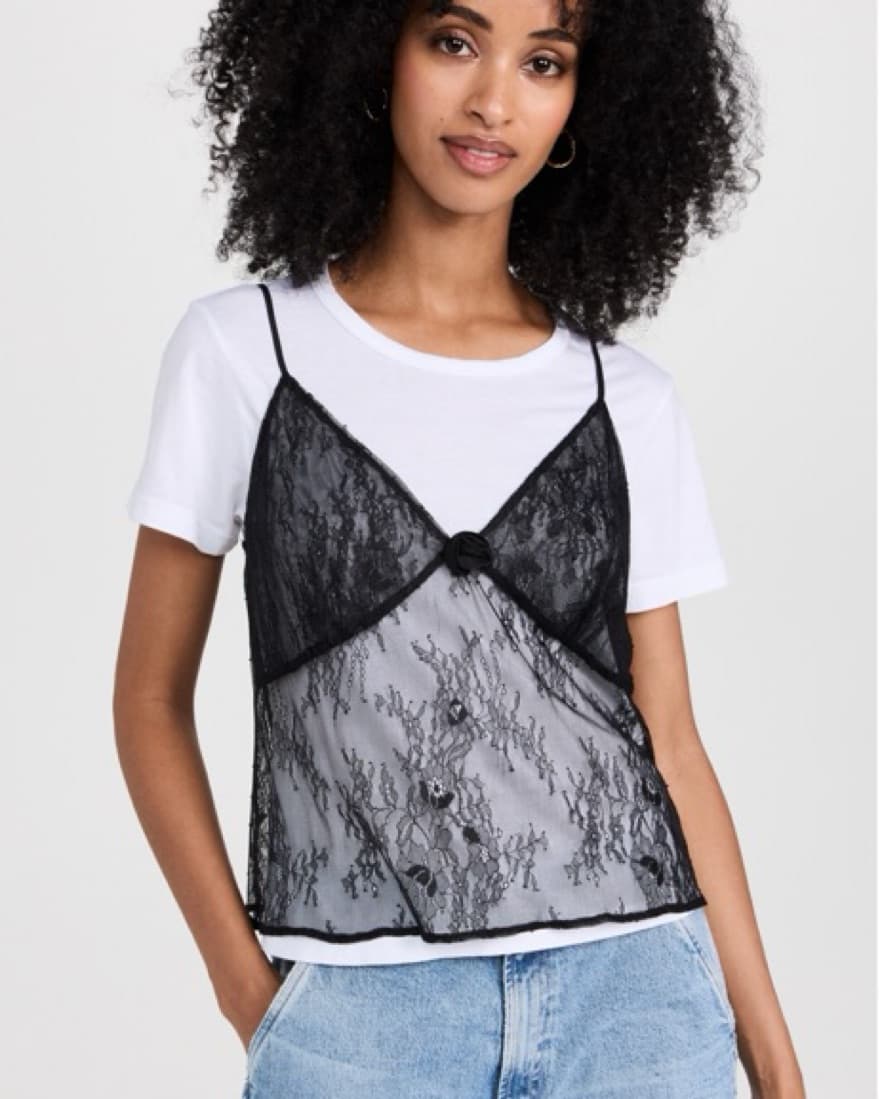WAYF Lace Cami - Image 1