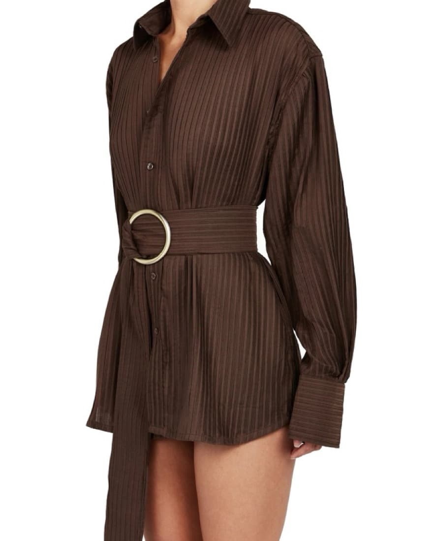 Titan Shirt In Cacao - Image 4