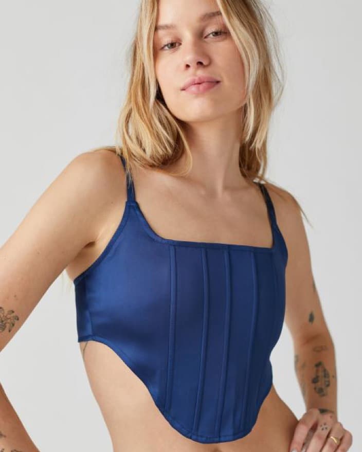 Lioness Tanis Corset in NAVY - Image 2