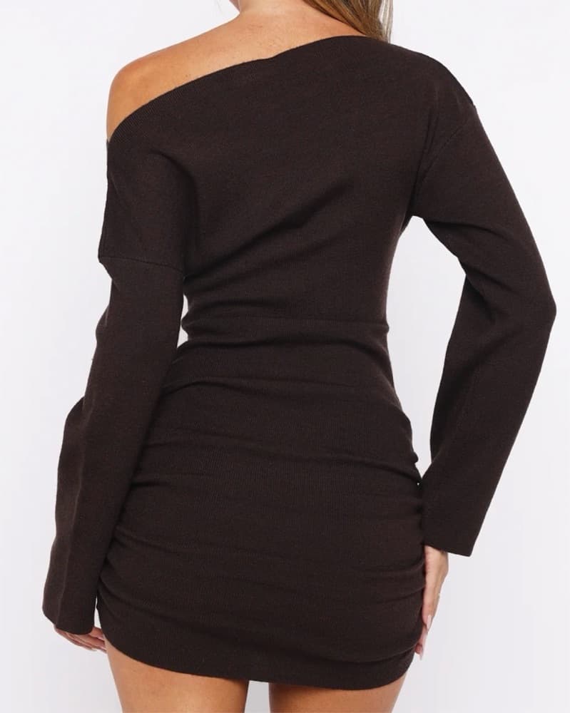 Long Sleeve Mini Dress - Image 3