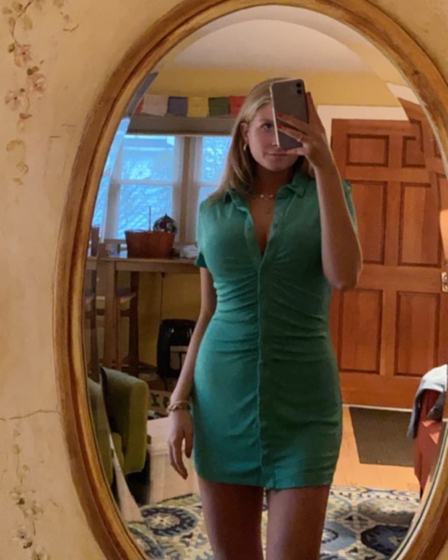 With Jean Dress  - Image 1