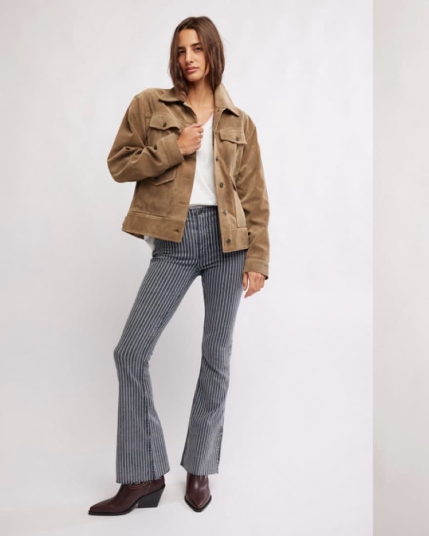 Brown Oversized Jacket Faux Leather - Image 6