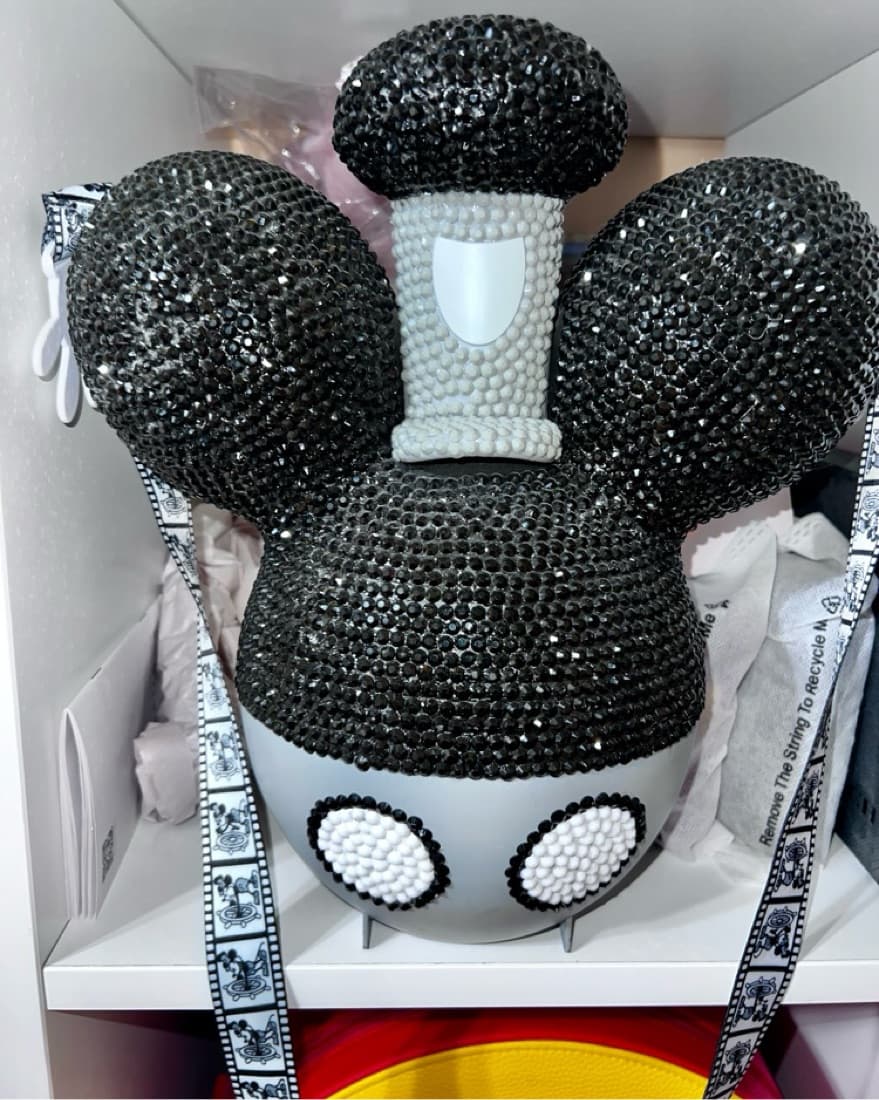 Blinged Novelty Mickey Bucket Bag - Image 4