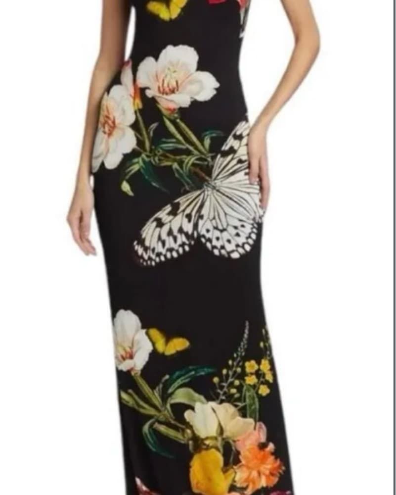 Vibrant Floral Print Maxi Dress - Image 3