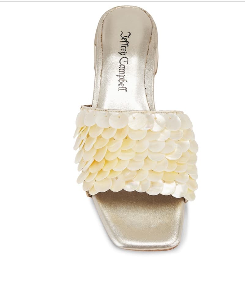 Jeffrey Campbell Fishy Sandals in Cream - Image 3