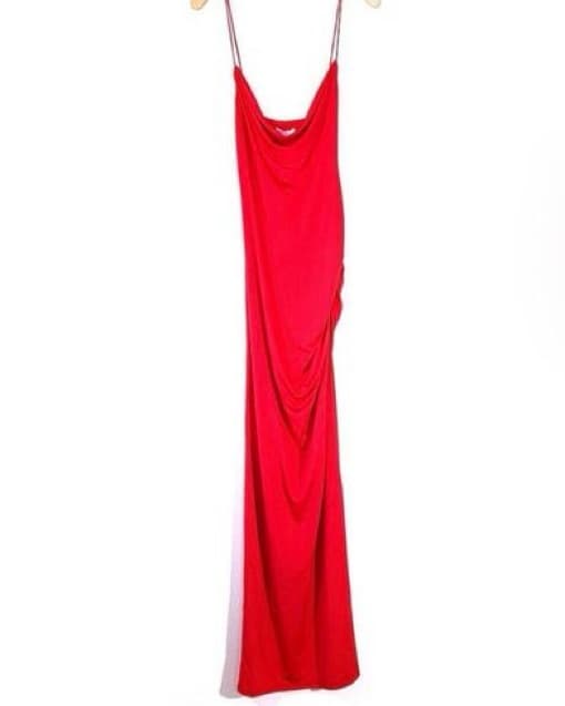 Captivating Red Maxi Dress - Image 1