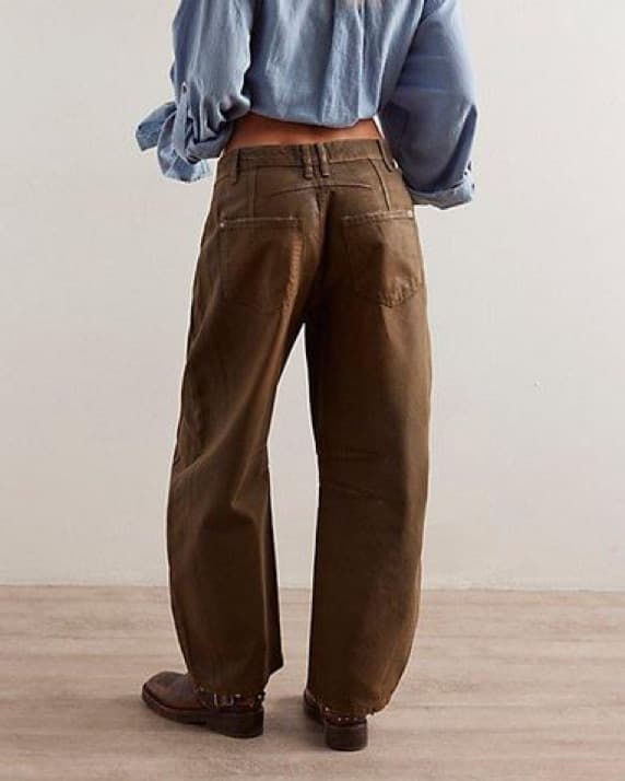 Brown Barrel Jeans  - Image 1