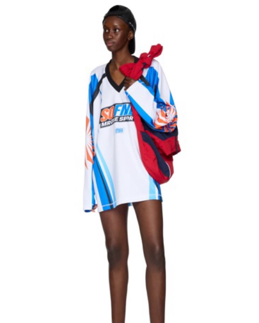 Martine Rose “So Fine” Oversized Football Jersey Dress - Image 5