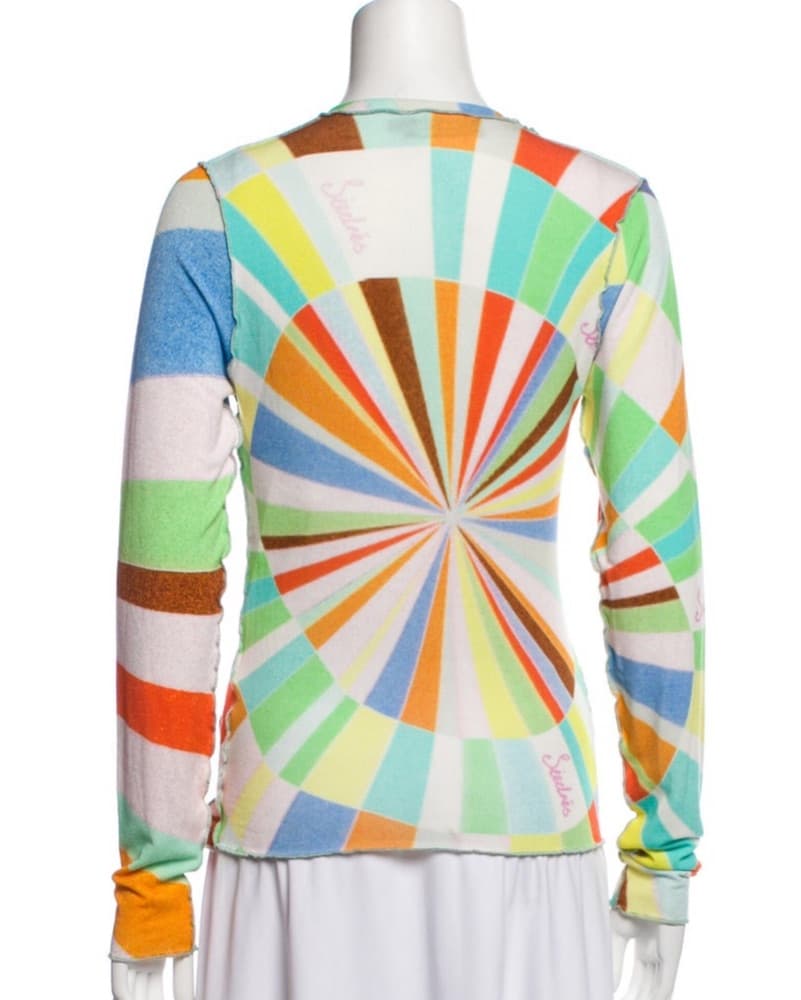 Siedres Colorful Geometric Top - Image 2