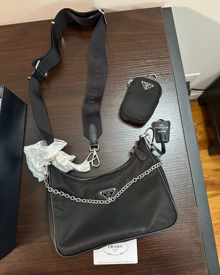 Prada Re-Edition Nylon Shoulder Bag - Image 2