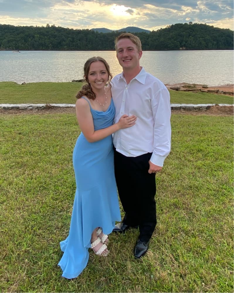 Steel Blue Maxi Dress - Image 1