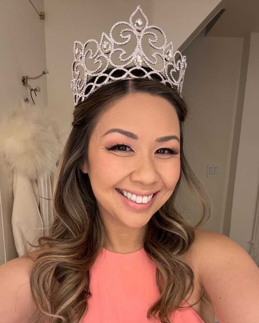 Wicked Glinda Costume Crown tiara  - Image 1