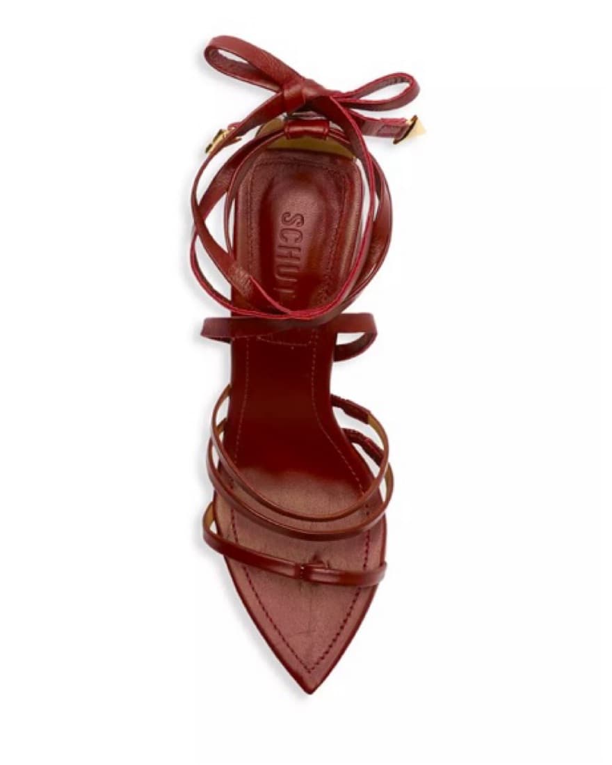 Deep Red Schutz Heels - Image 6