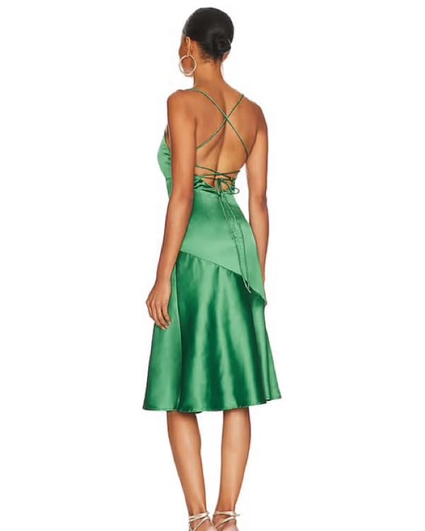Revolve Green Midi Dress - Image 2