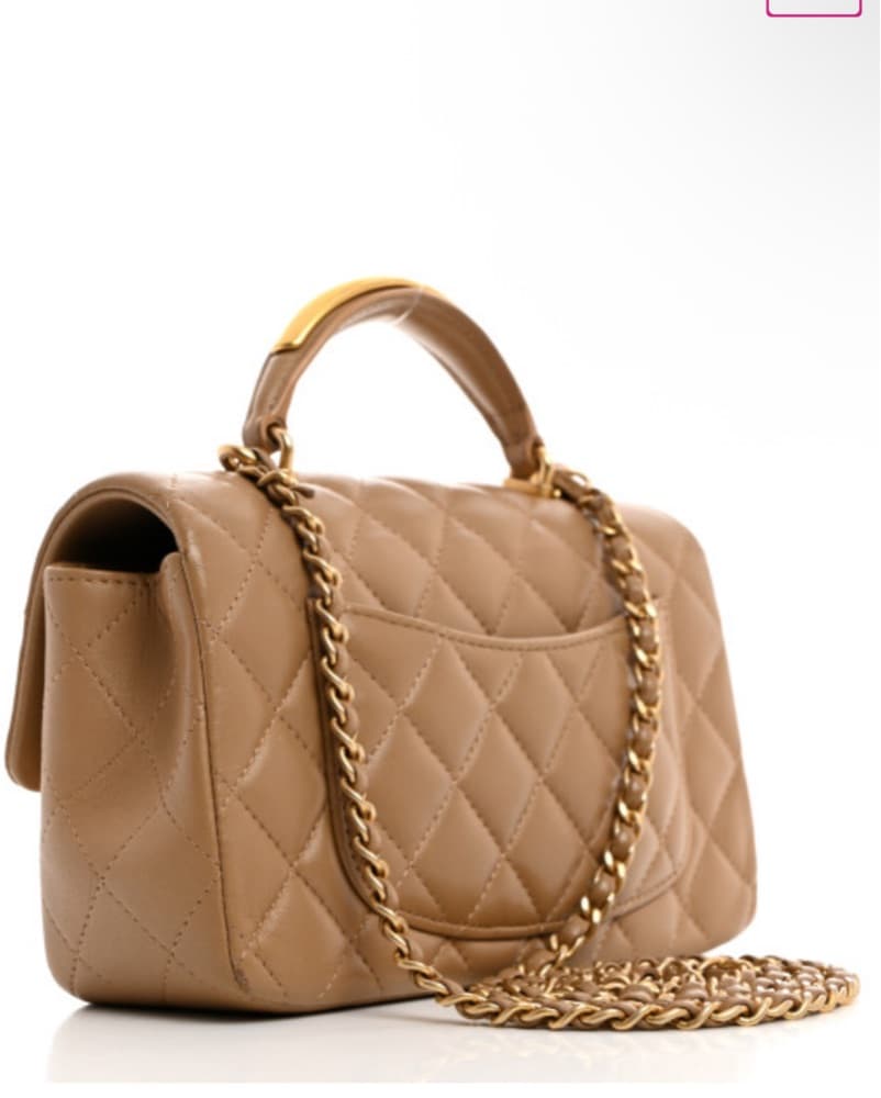 CHANEL Lambskin Quilted Mini - Image 3