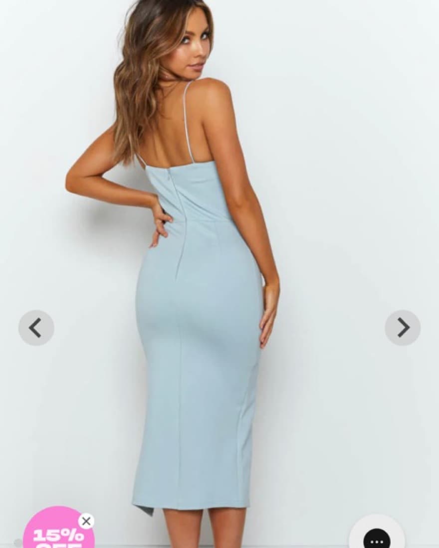 Beginning Boutique Blue Dress Bodycon - Image 4
