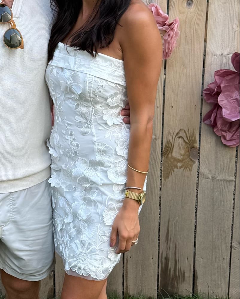 Tube Top Floral Dress - Image 2