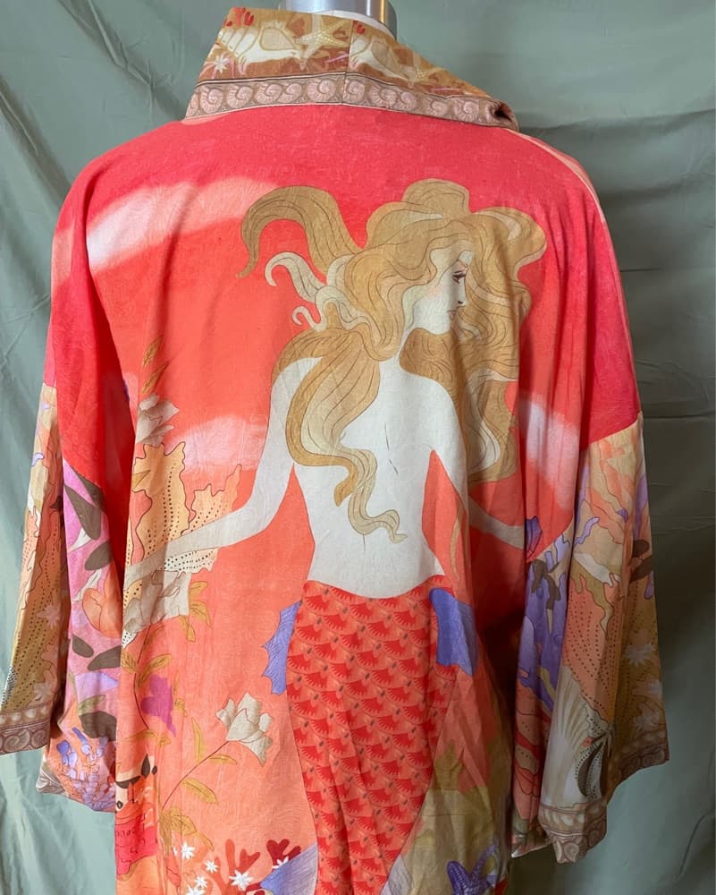Vibrant Mermaid Kimono - Image 4