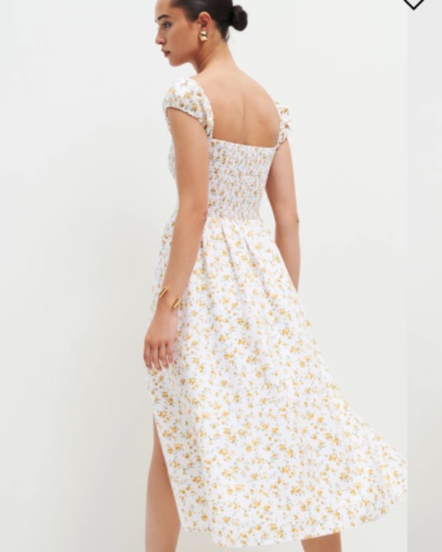 Reformation Tavi Linen Dress  - Image 2