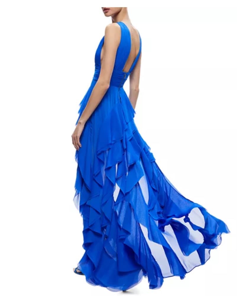 Alice + Olivia Blue Gown - Image 3
